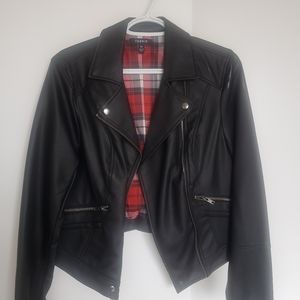 Faux leather jacket